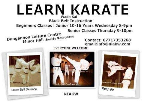 karate dungannon niakw flier